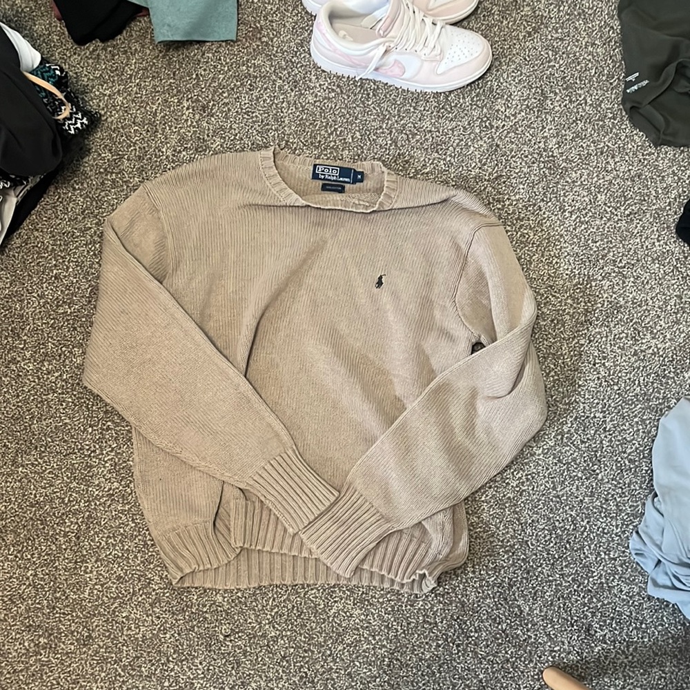 Brown Ralph Lauren oversized sweatshirt 100% cotton